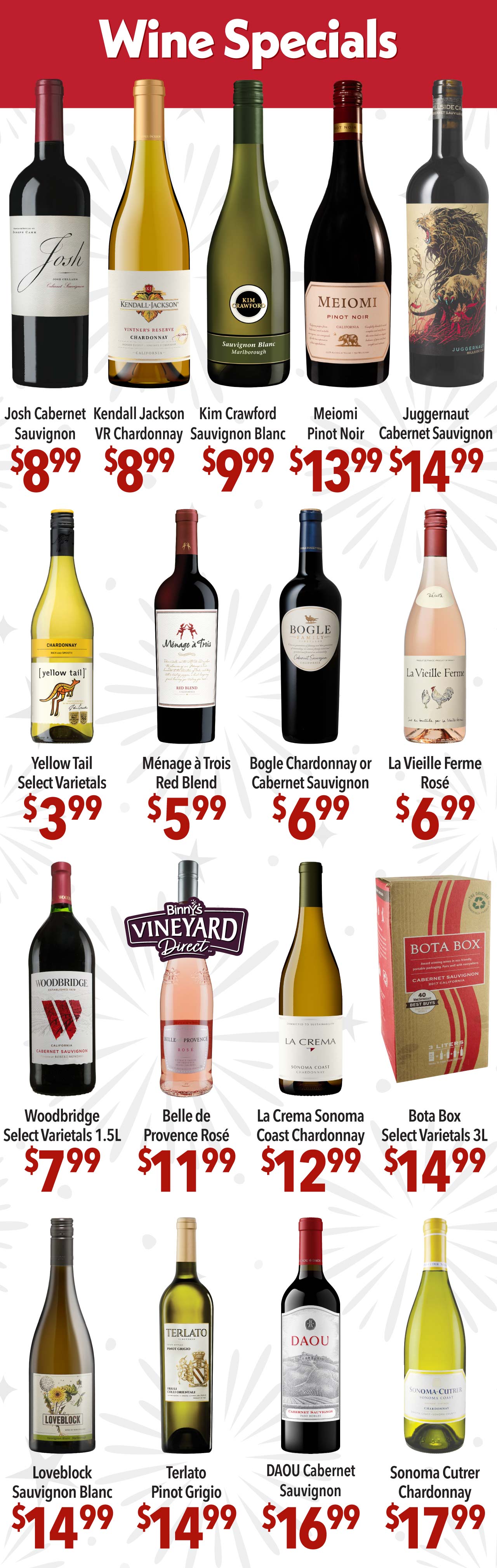 Wine Specials