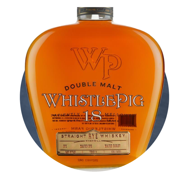 WhistlePig 18 year old Straight Rye Single Barrel Capocollo Binny's Handpicked