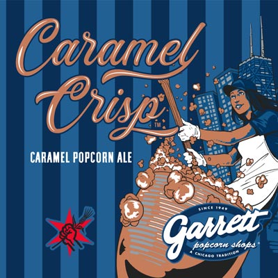 Revolution Caramel Crisp collaboration with Garrett Popcorn