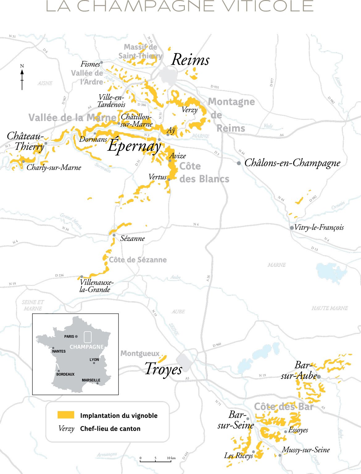 Champagne map