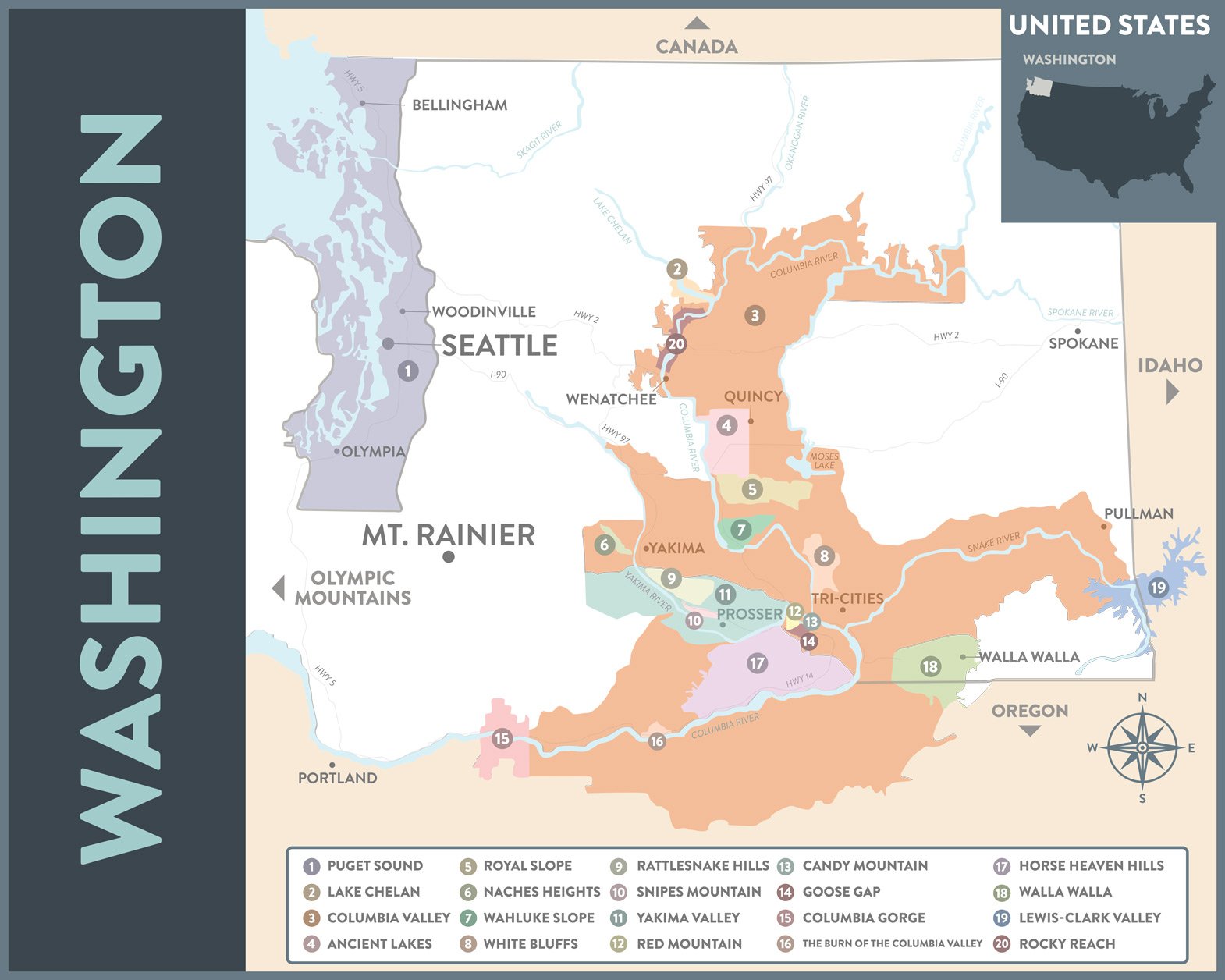 Washington State Winegrowing Regions