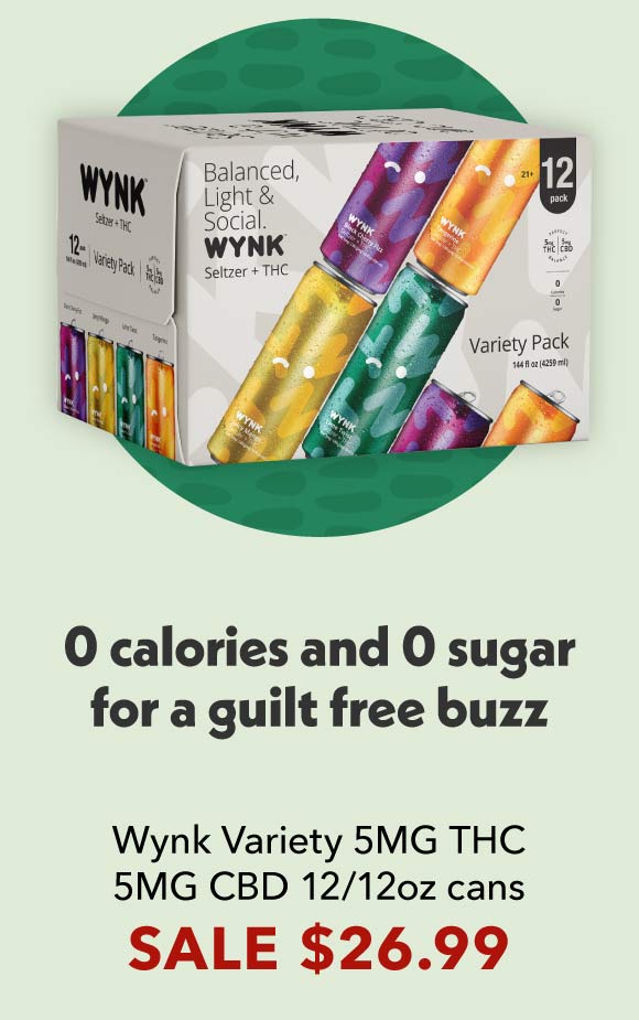 Wynk Variety Pack 5mg THC 5mg CBD