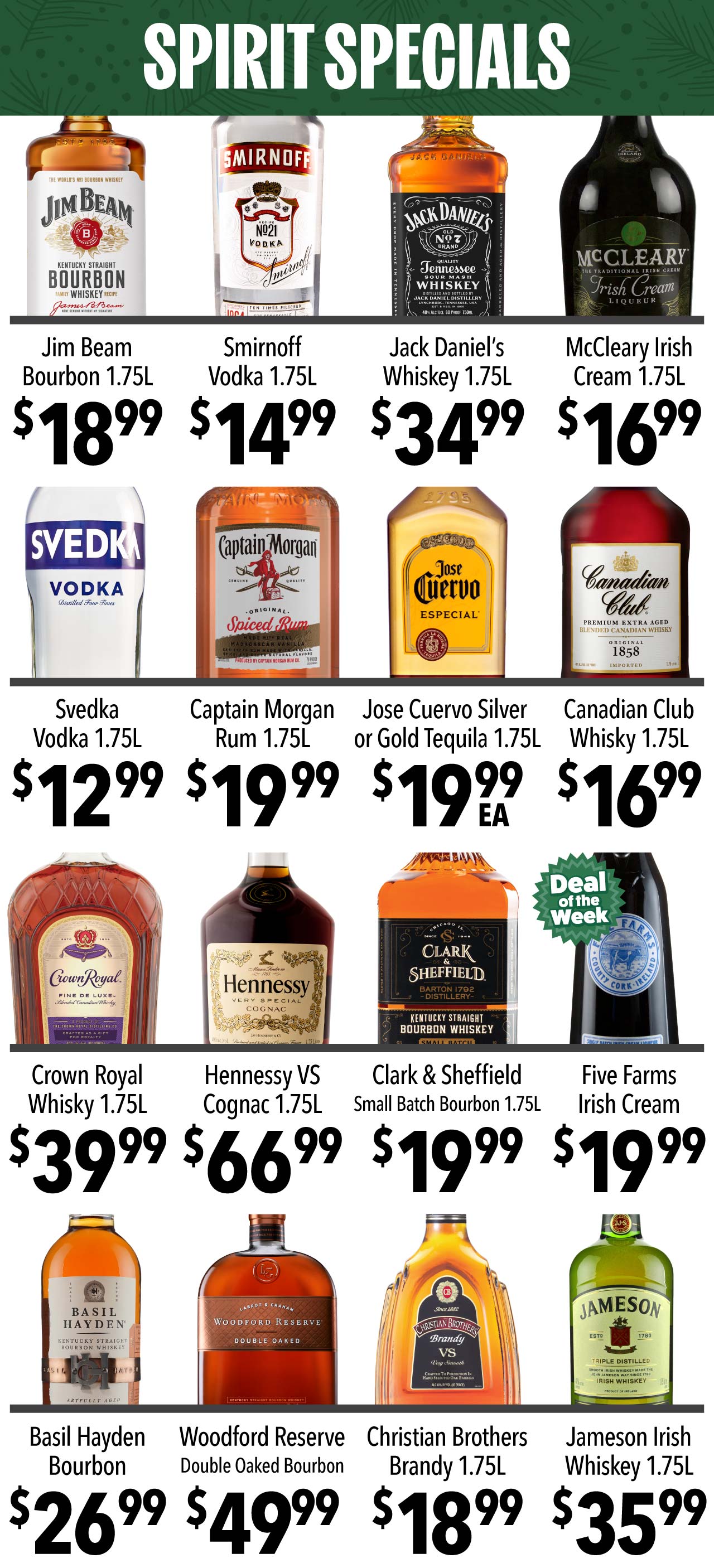 Spirits Specials