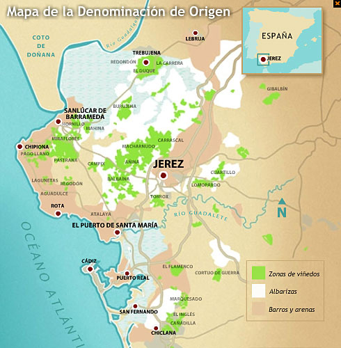 Jerez Map