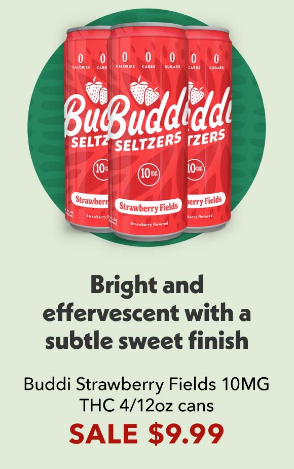 Buddi Strawberry Fields 10mg THC
