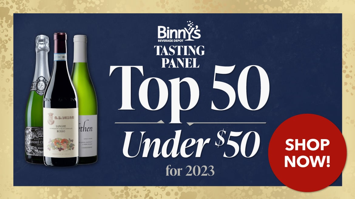 Binny's Tasting Panel Top 50 Wines