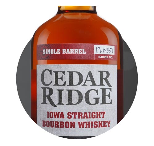 Cedar Ridge Straight Bourbon Single Barrel #19-0367 Binny's Handpicked