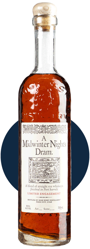High West A Midwinter Night's Dram Port and French Oak Finished Rye