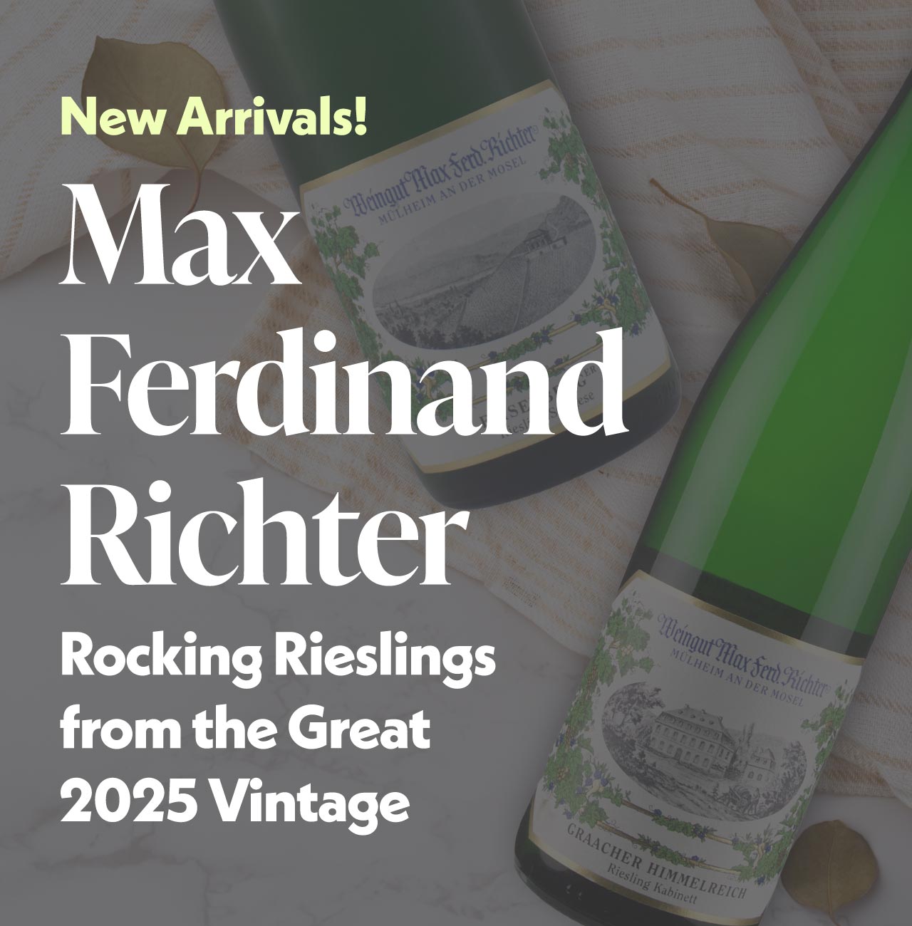 Max Ferdinand Richter: Rocking Rieslings from the Great 2025 Vintage