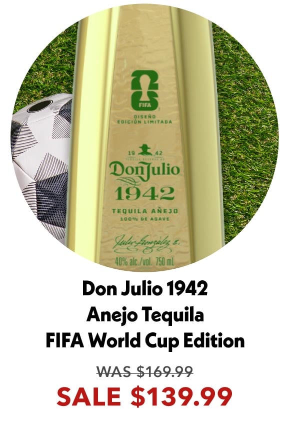 Don Julio Fifa Wold Cup Edition Anejo Tequila