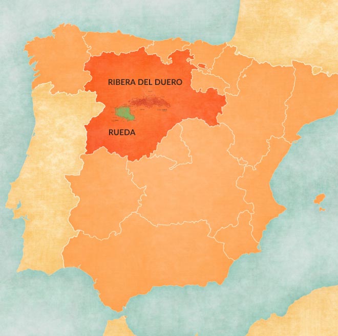 Region Map of Spain