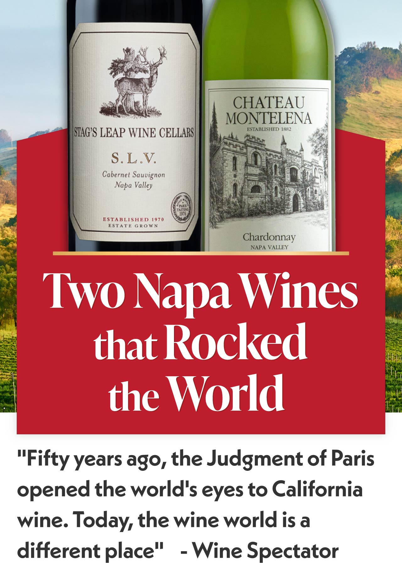 Two Napa Wines that Rocked the World
