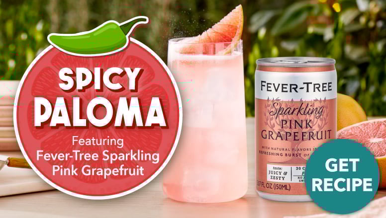 Paloma featuring Fever Tree Sparkling Pink Grapefruit Cocktail