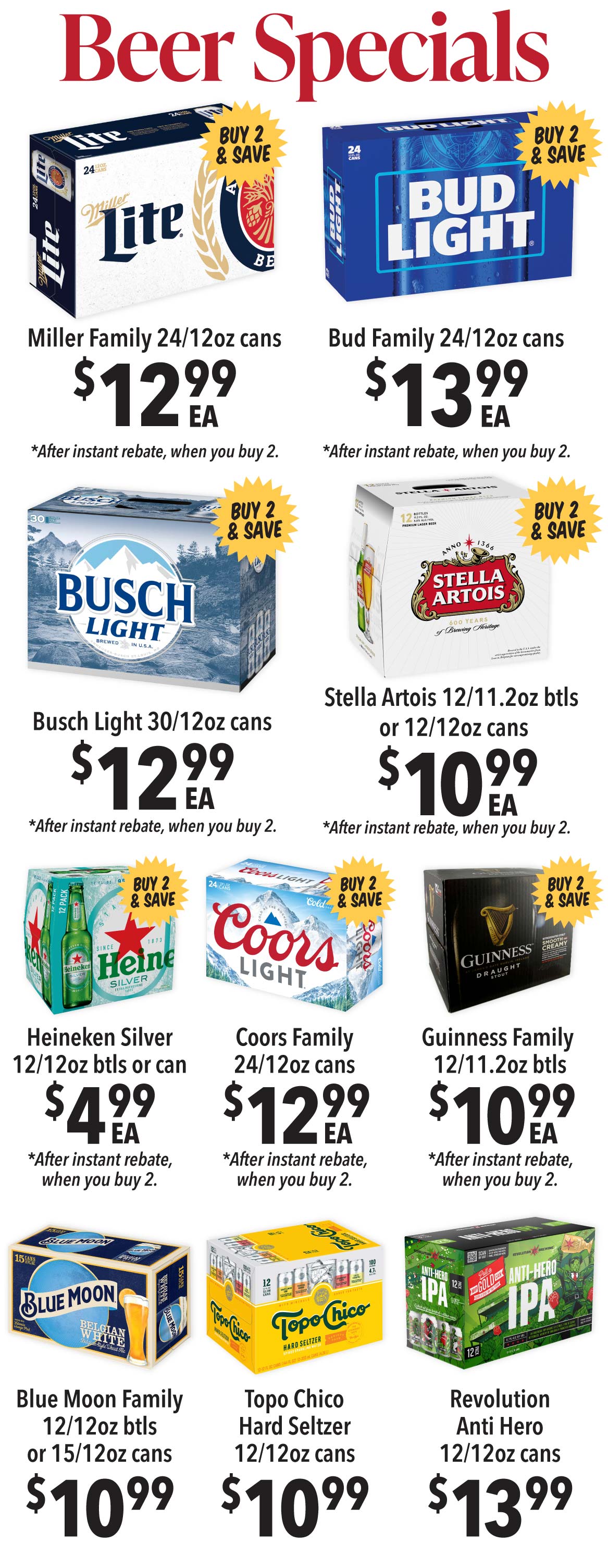 Binny's Bloomington Sale Ad