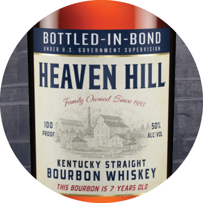 Heaven Hill 7 year old Bottled in Bond Kentucky Straight Bourbon