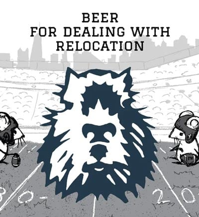 Off Color Beer For Dealing With Relocation