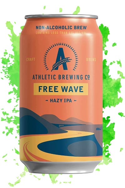 Athletic Brewing Free Wave Non-Alcoholic Hazy IPA