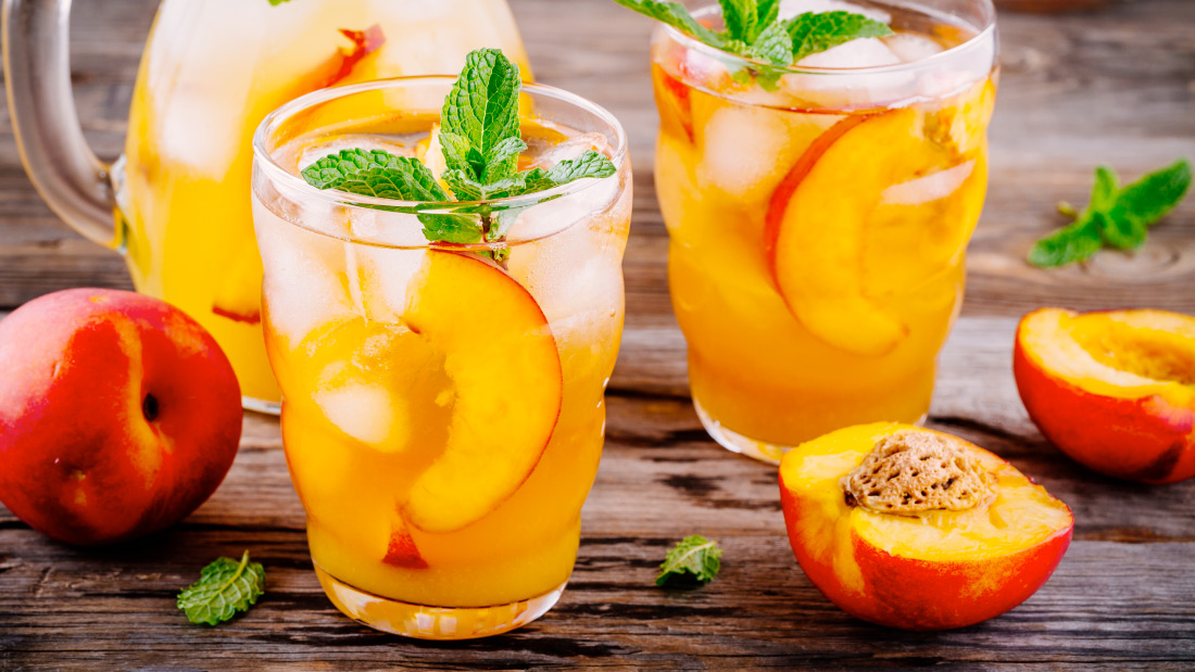 Bourbon-Peach Iced Tea Recipe