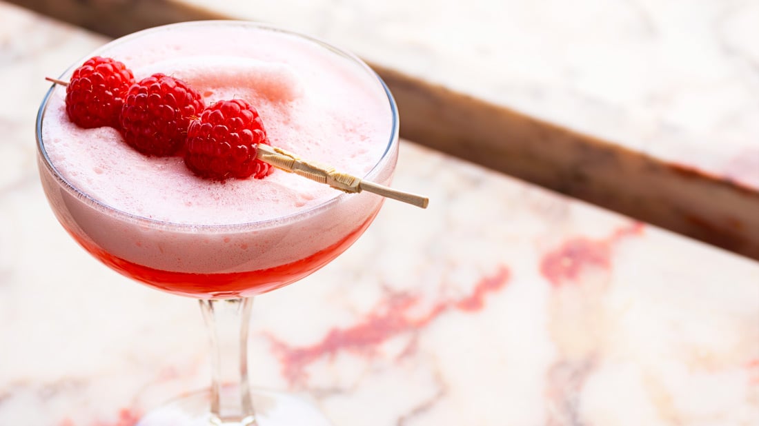 Clover Club Cocktail Recipe - Sweet & Sour