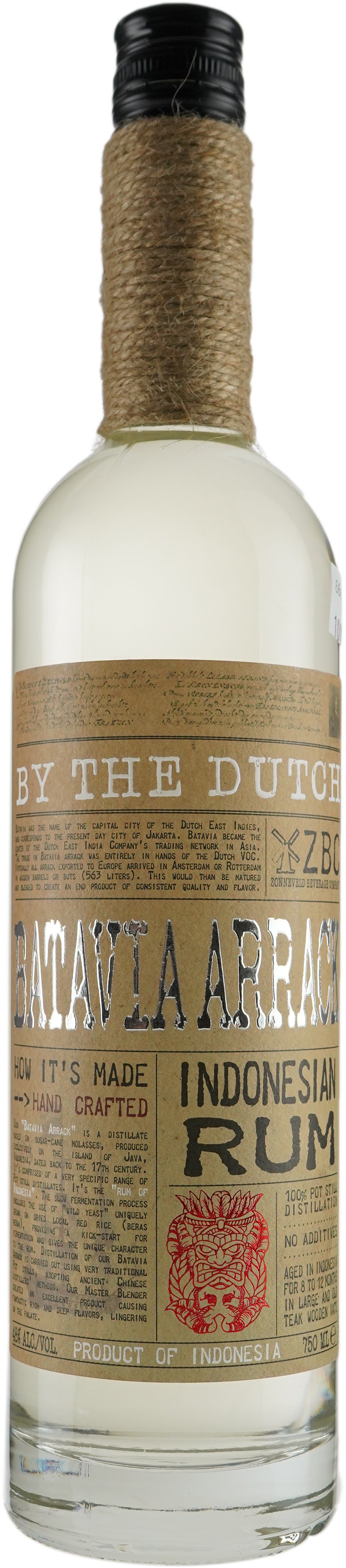 By The Dutch Batavia Arrack Indonesian Rum