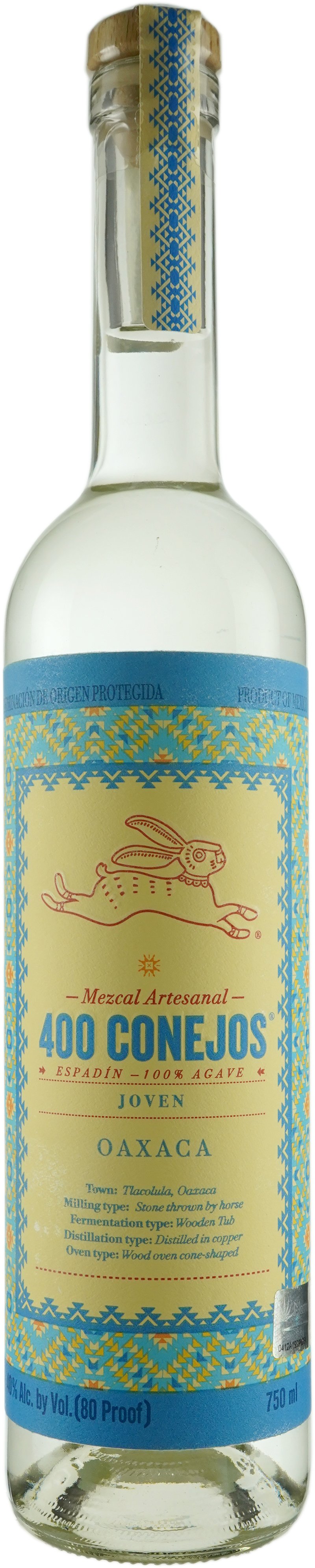 400 Conejos Mezcal Espadin Joven | 750 ml Bottle