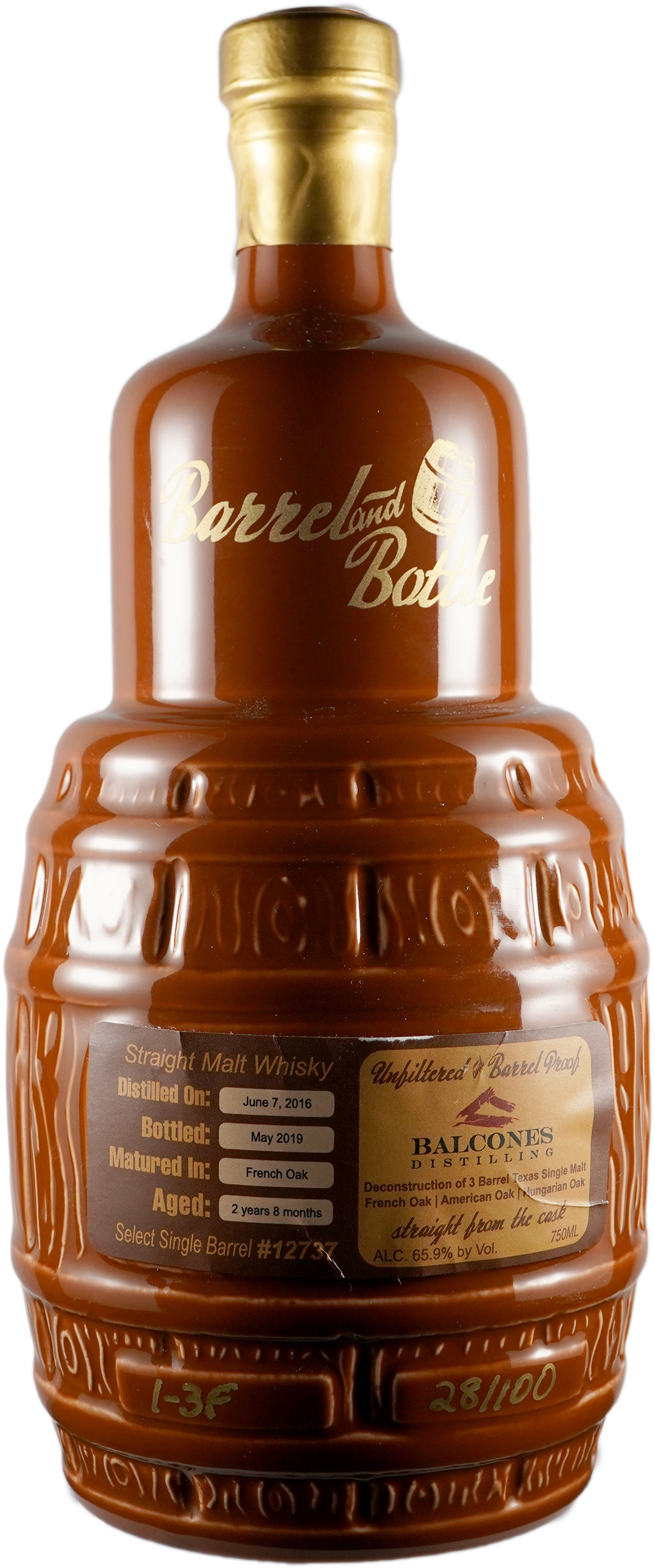 Barrel & Bottle Balcones Deconstruction French Oak Aged Texas Single Malt