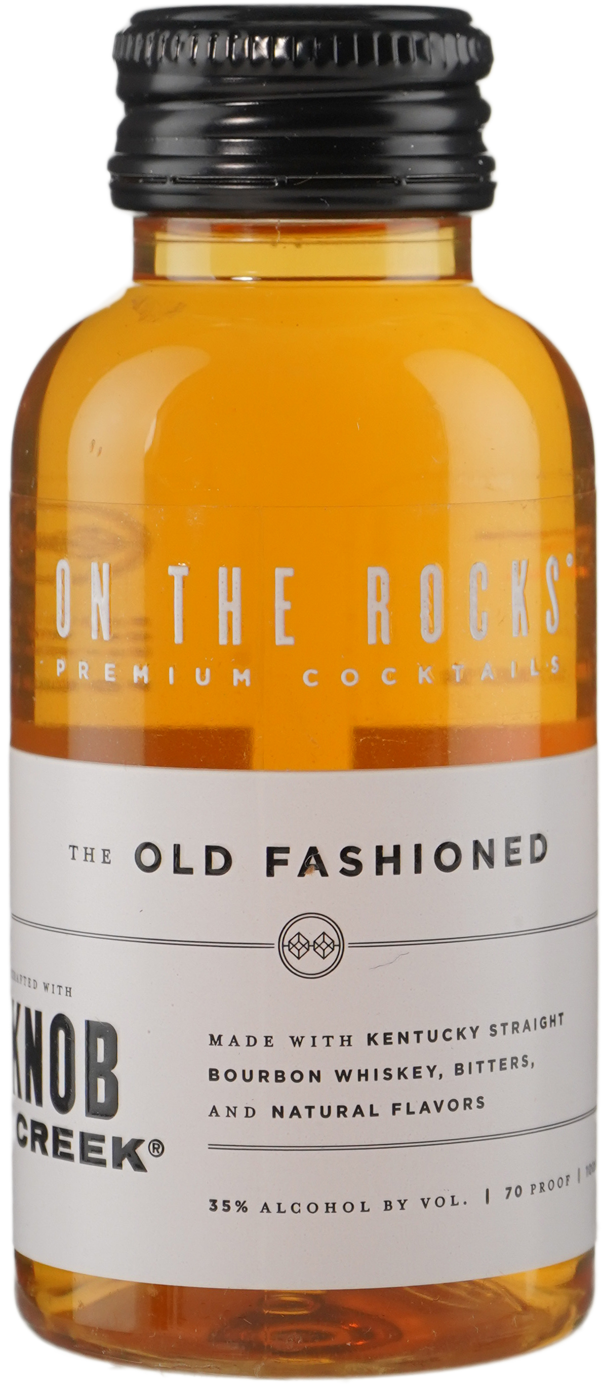 On The Rocks Premium Cocktails The Old Fashioned Made With Knob Creek