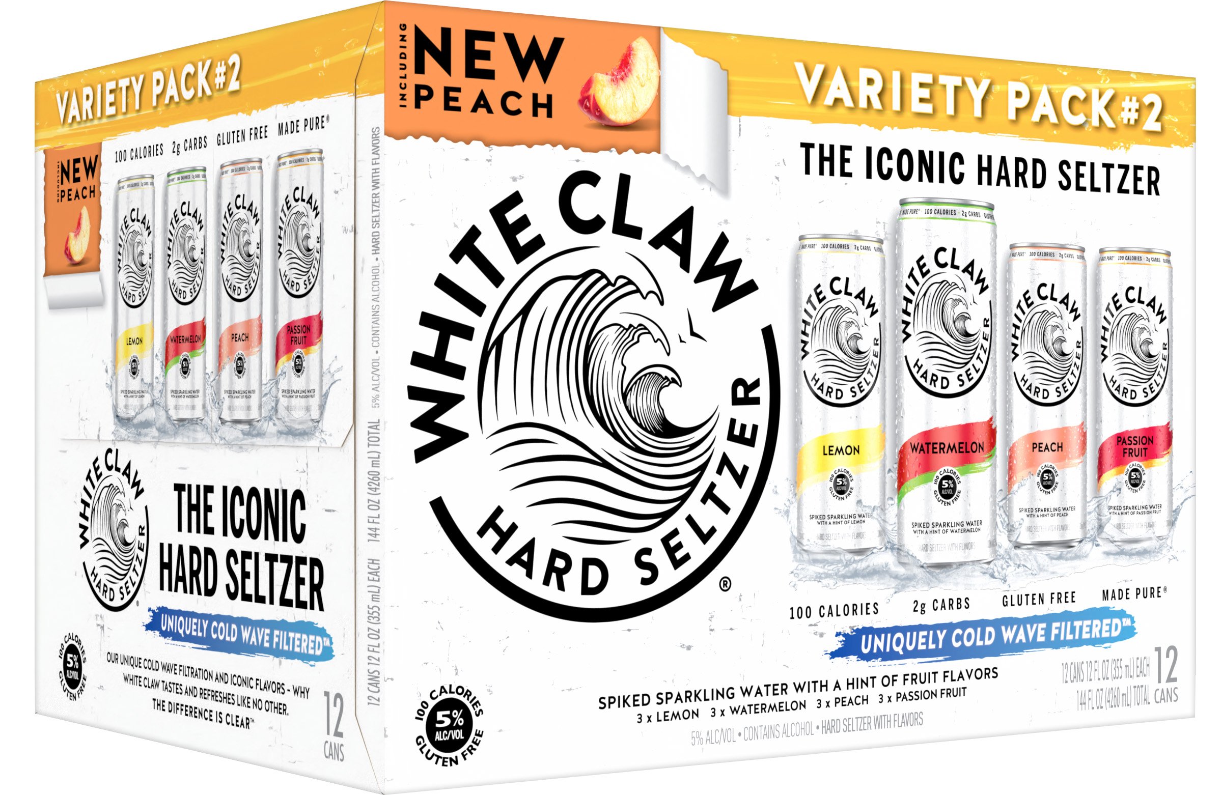White Claw Hard Seltzer Variety Pack Flavor Collection No. 2