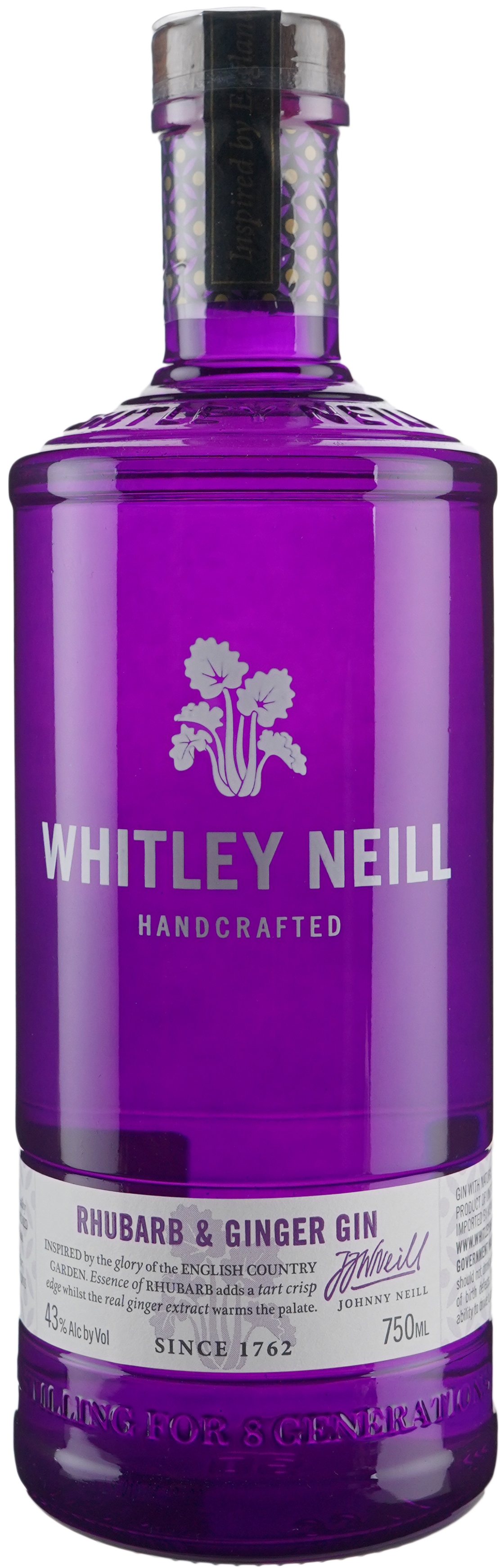 Whitley Neill Rhubarb & Ginger Dry Gin