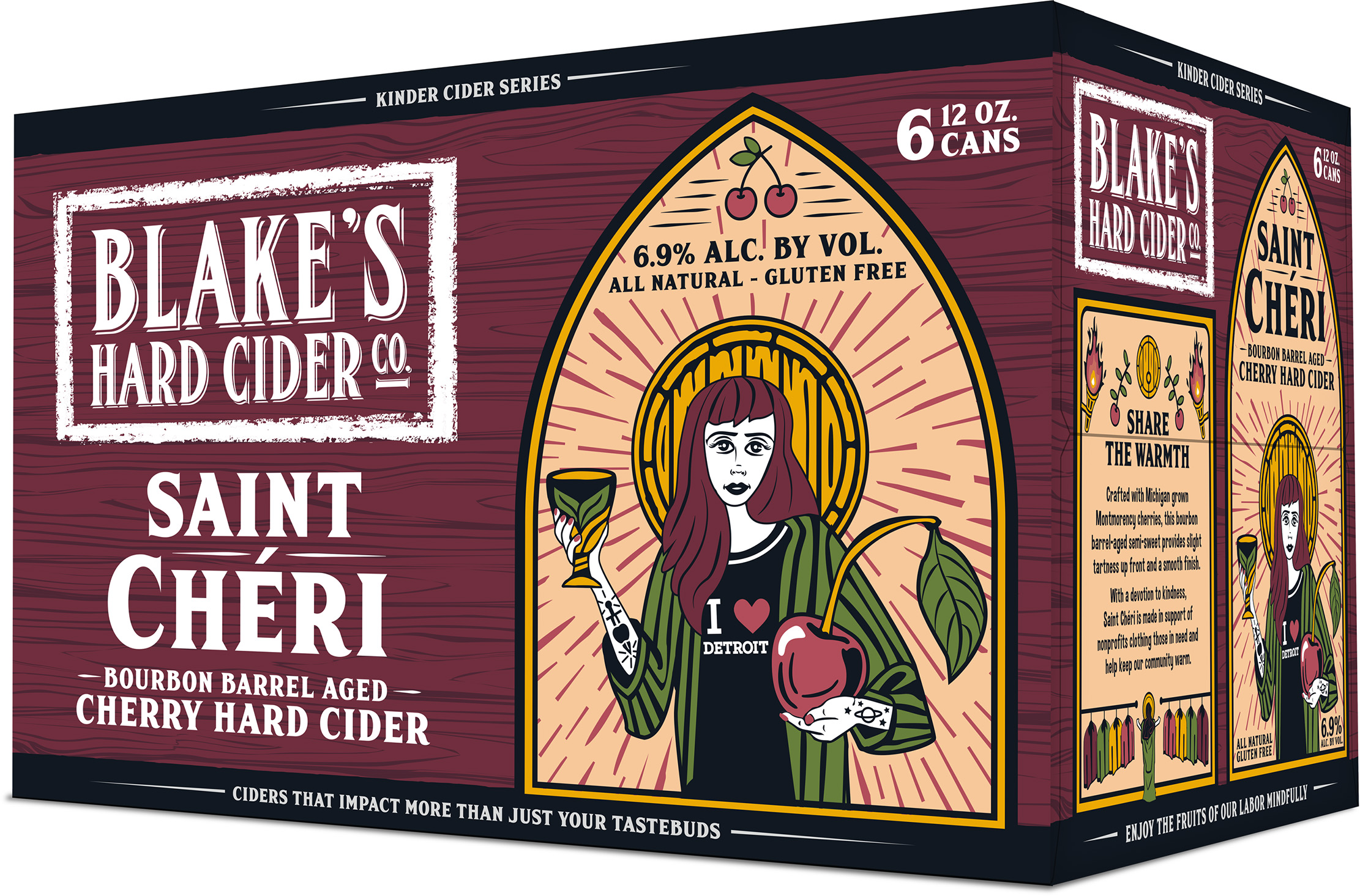 Blakes Saint Cheri Bourbon Barrel Aged Cherry Hard Cider
