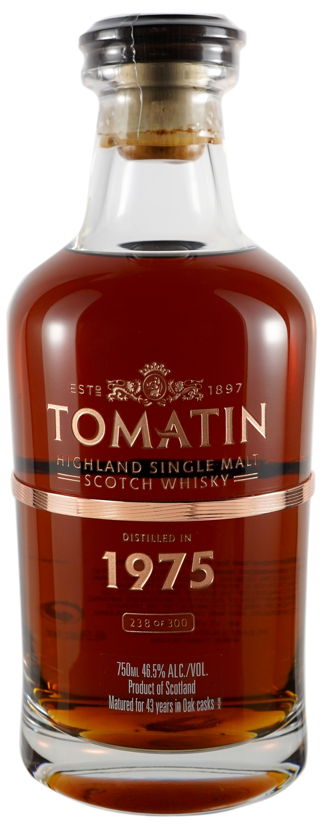 Tomatin Warehouse 6 Collection Vintage ex Oloroso Sherry Butt # 35834 1975