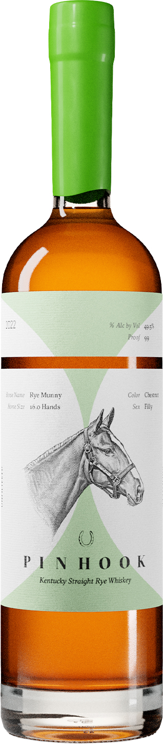 Pinhook "Rye'd on" Straight Rye Whiskey Distilled at Castle & Key Distillery 2020