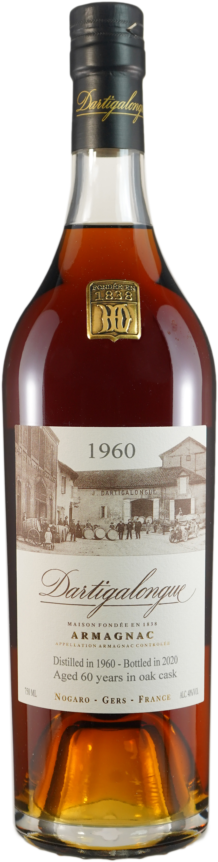 Dartigalongue 60 year old Vintage Armagnac 1960