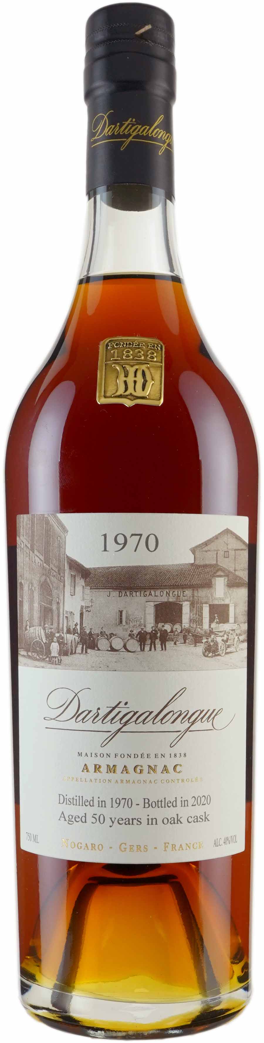 Dartigalongue 50 year old VIntage Armagnac 1970