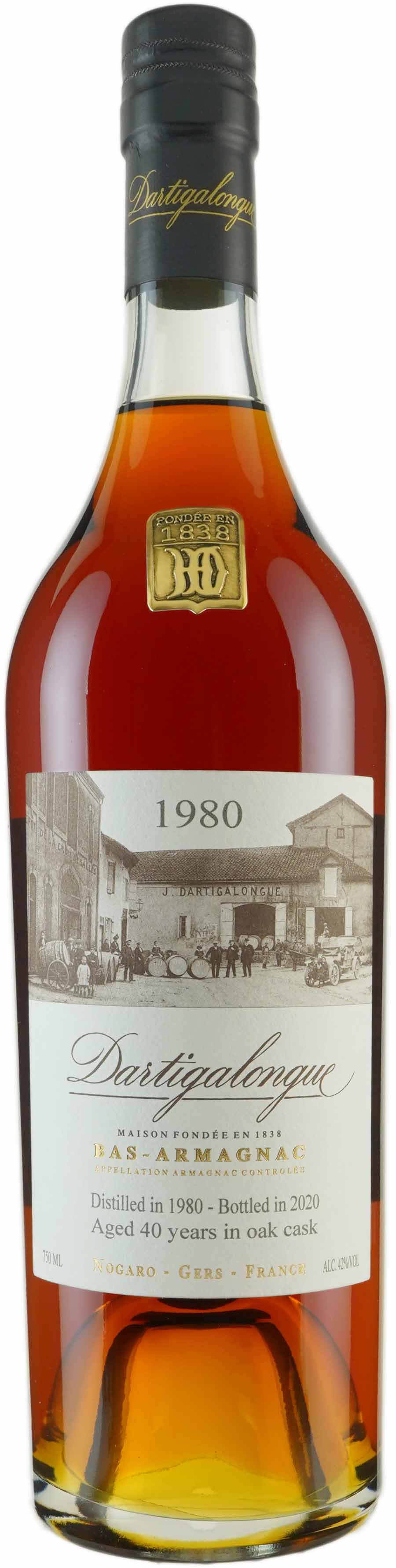 Dartigalongue 40 year old Vintage Armagnac 1980