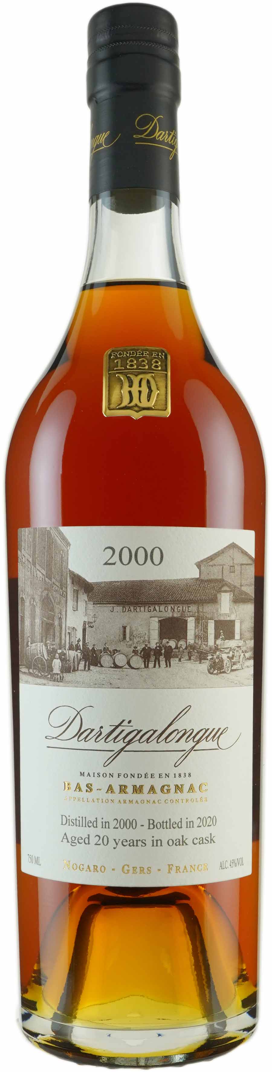 Dartigalongue 20 year old Vintage Armagnac 2000