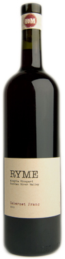 Ryme Cellars Cabernet Franc Allegria Vineyard 2017