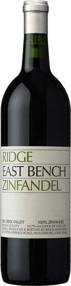 Ridge Zinfandel East Bench 2018