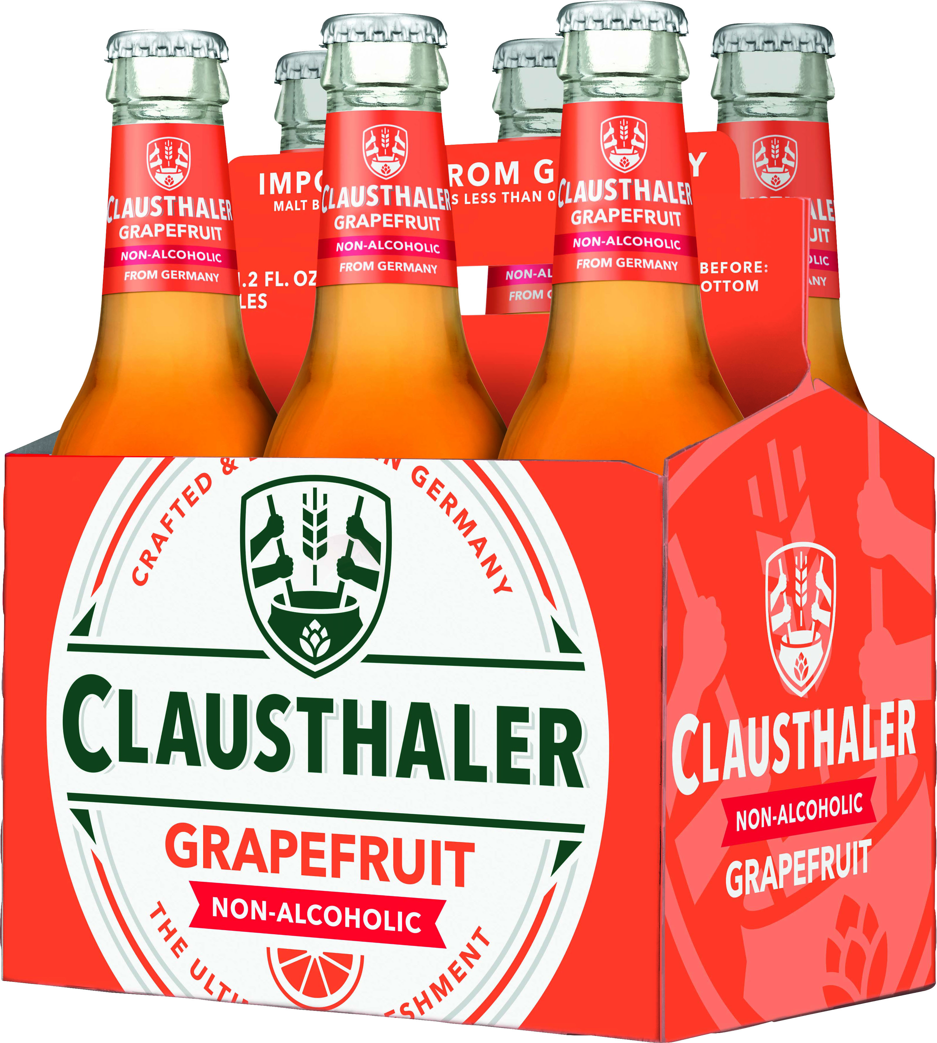 Clausthaler NonAlcoholic Grapefruit 6 pack of 12 oz Bottle