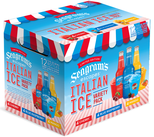 Seagram's Escapes Italian Ice Variety Pack