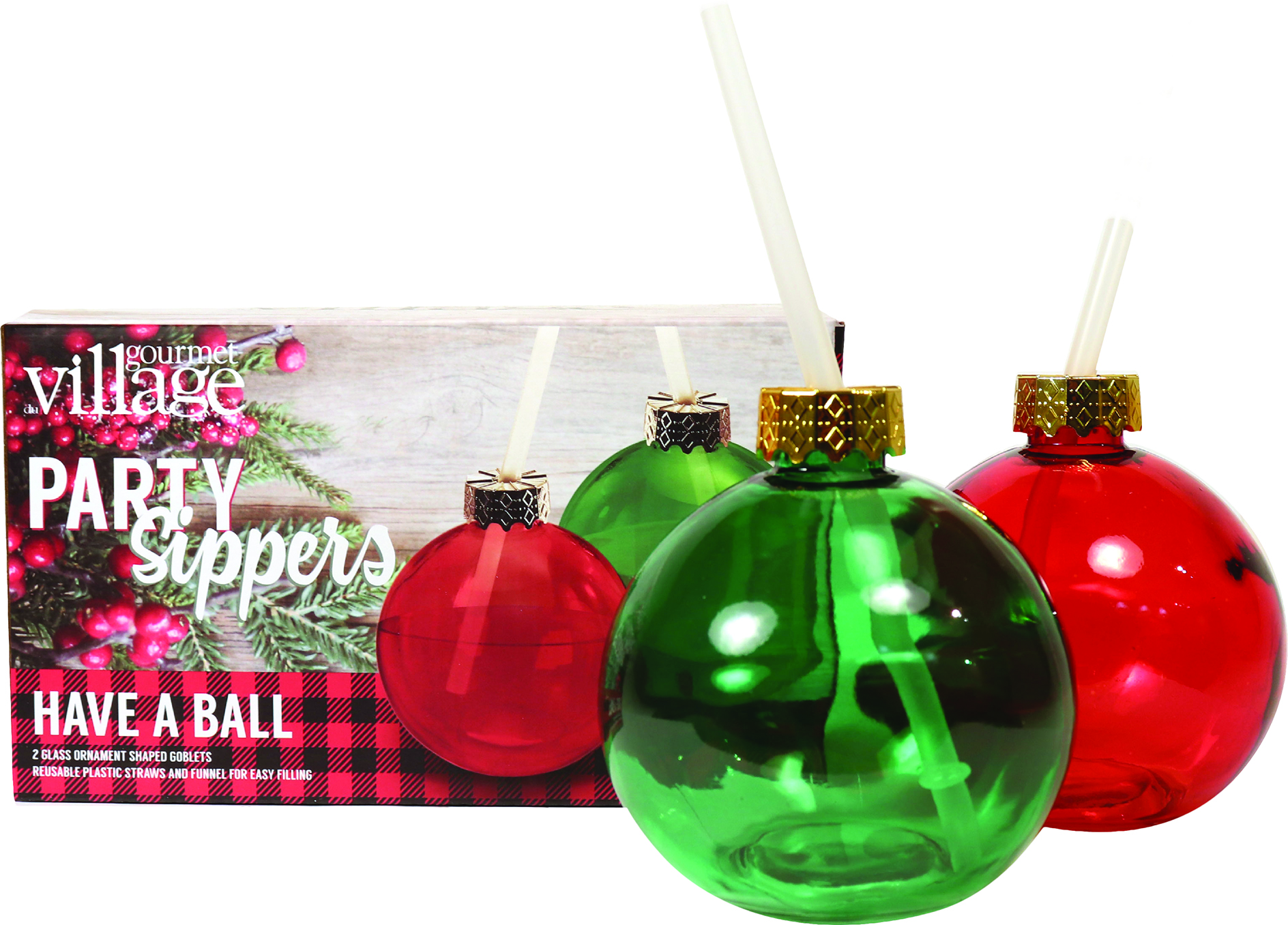 Gourmet du Village Festive Holiday Party Sippers
