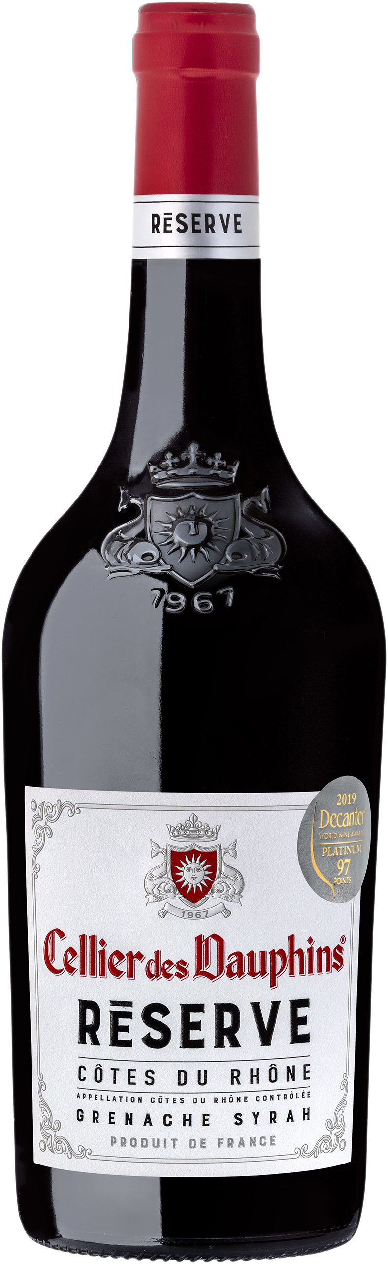 Cellier de Dauphins Cotes du Rhone Rouge Reserve 2018