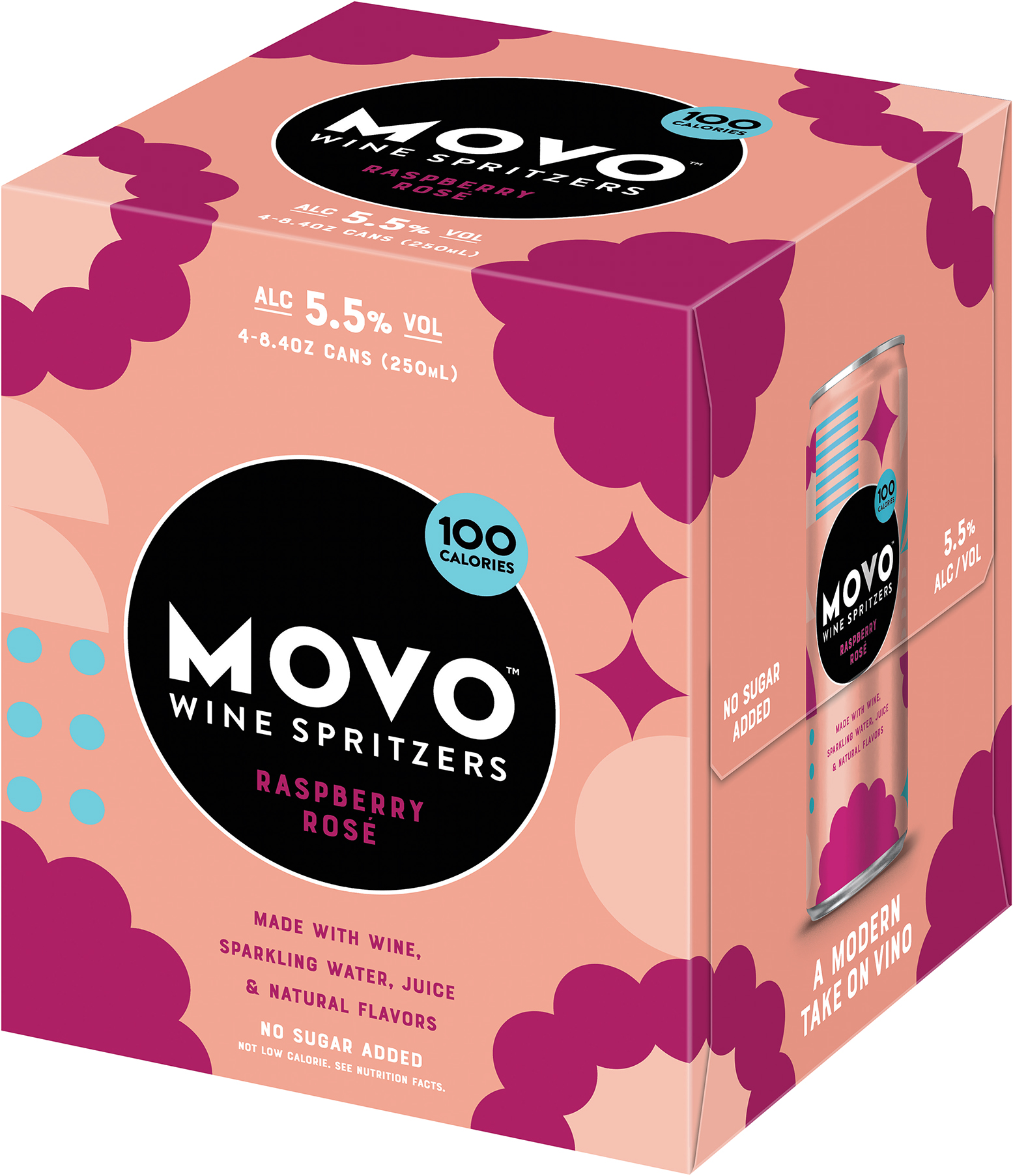 Movo Wine Spritzer Raspberry Rose
