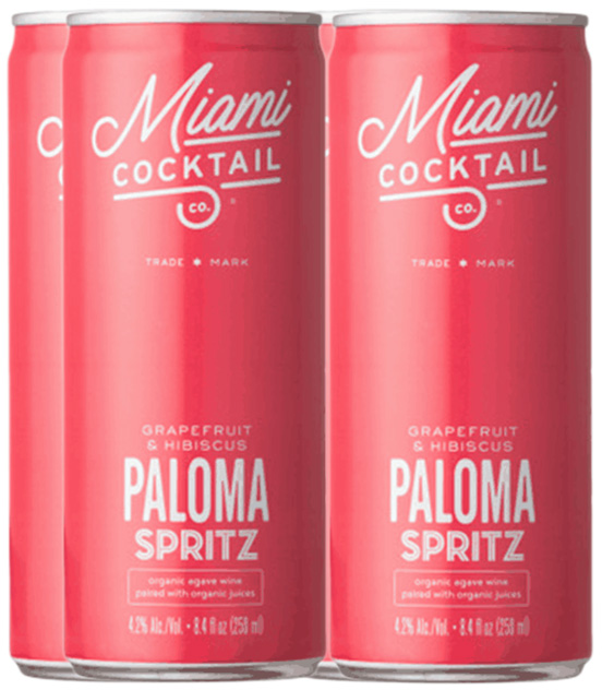 Miami Cocktails Paloma Spritz 4pk Cans