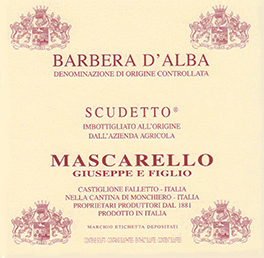 Giuseppe Mascarello Barbera d'Alba Scudetto 2016