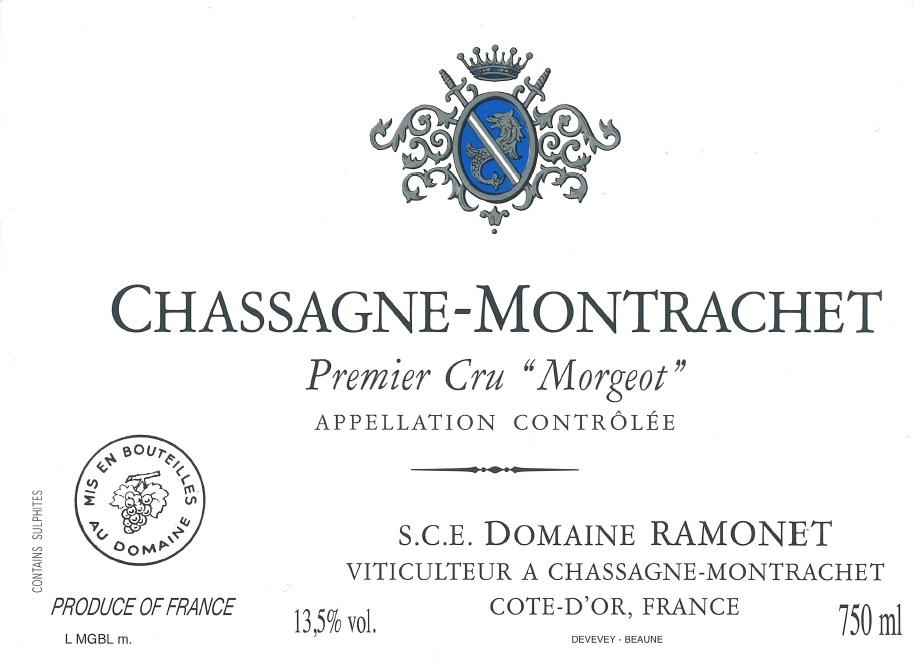 Domaine Ramonet Chassagne Montrachet Morgeot 2017