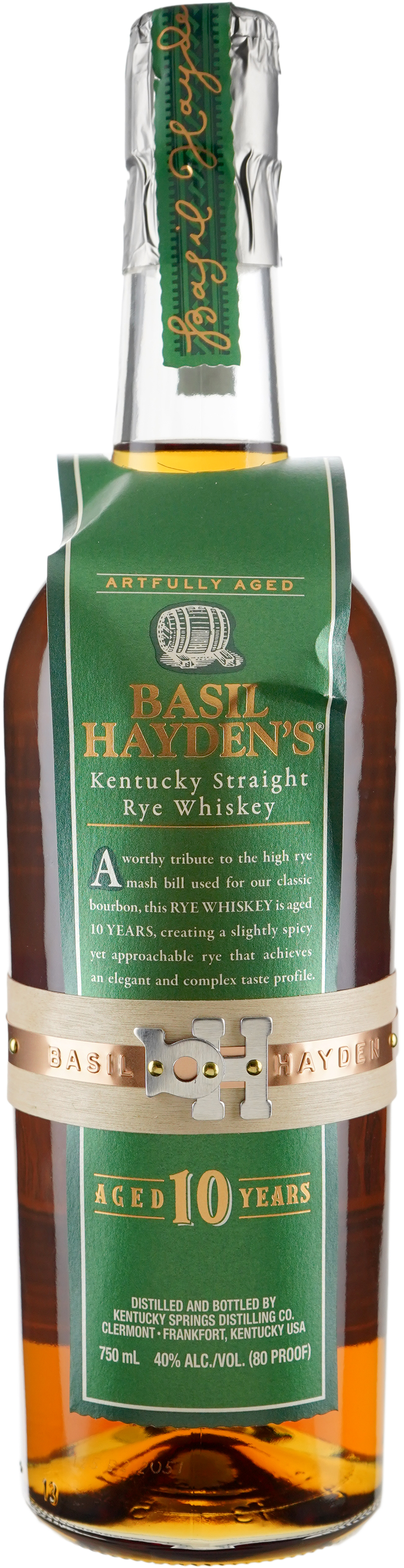 Basil Hayden's 10 year old Kentucky Straight Rye Limited Release