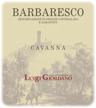Luigi Giordano Barbaresco Cavanna 2016