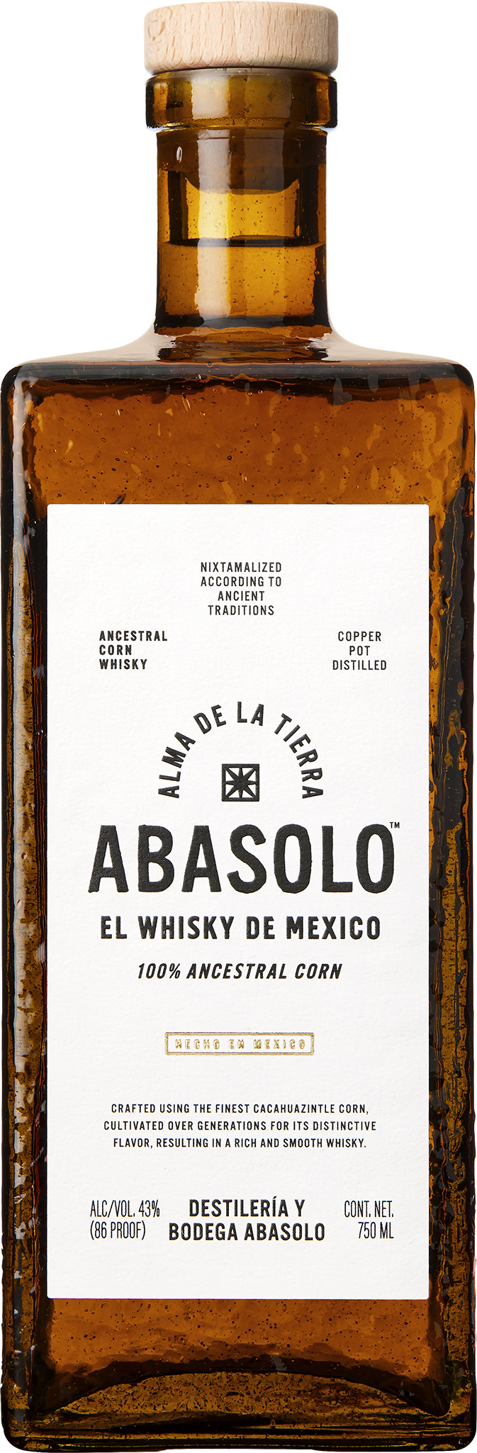 Abasolo el Whisky de Mexico 100% Ancestral Corn