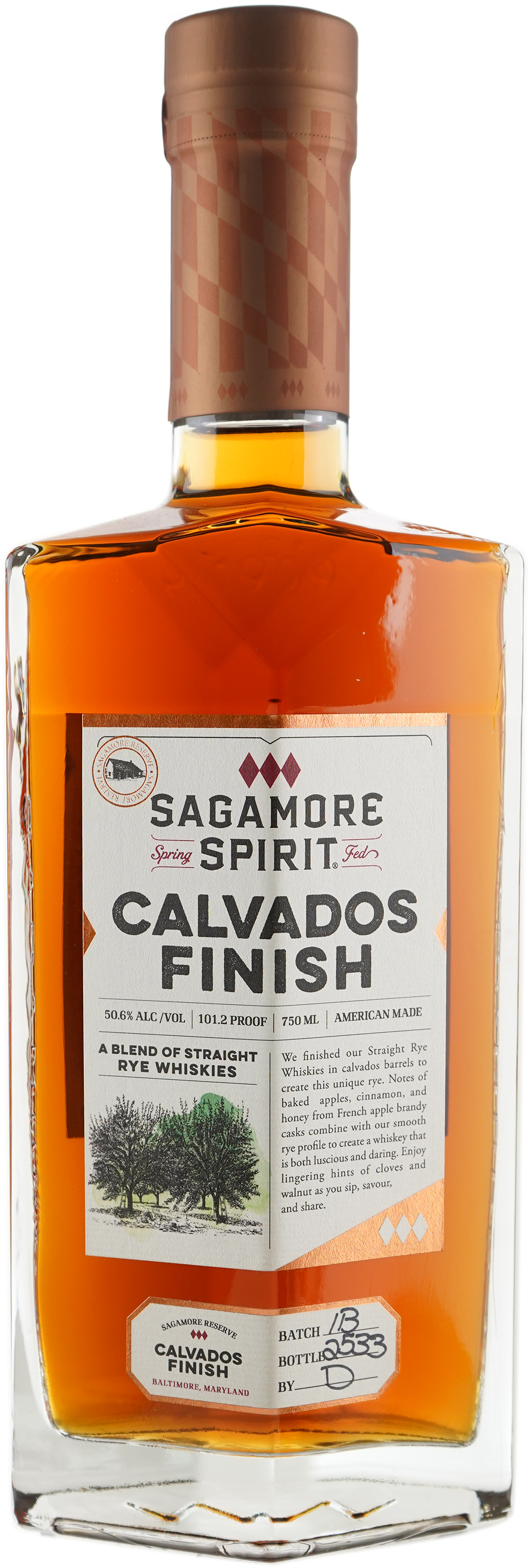 Sagamore Spirit Rye Finished in Calvados Barrels
